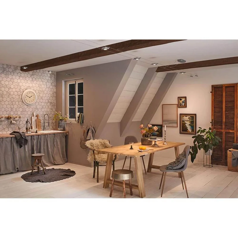 CorDuo LED Seilsystem Mac Basissett Chrom-Matt