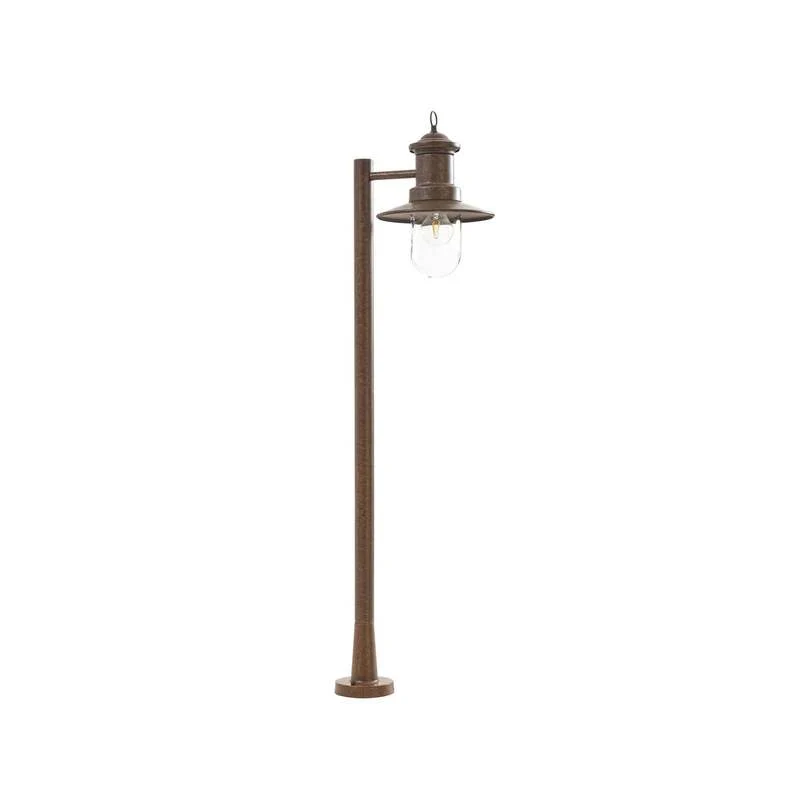 B-Ware Lindby Wegeleuchte Eloretta LED Gartenlampe rost Stahl 110cm IP44 E27 dimmbar