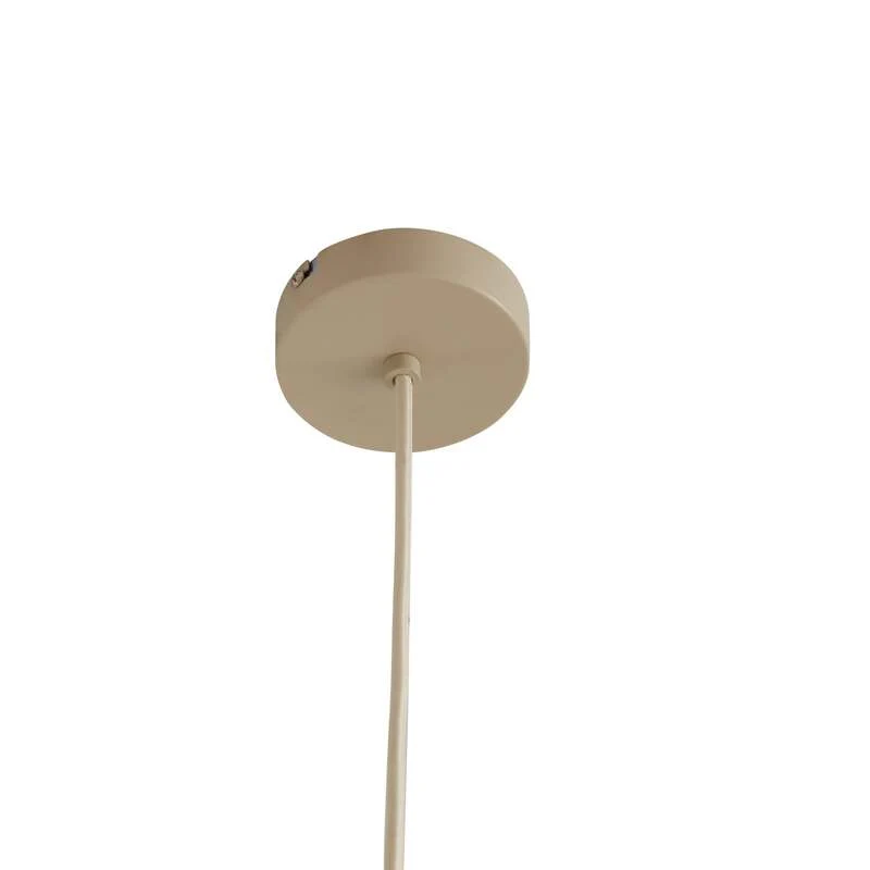 B-Ware Lindby Pendelleuchte Hängeleuchte Valdorin LED Lampe dimmbar beige Ø40cm 80W
