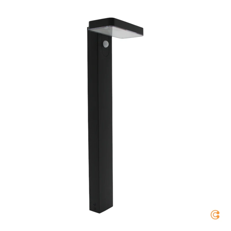 B-Ware Nordlux Wegeleuchte Gartenleuchte Rica Square LED Pollerleuchte schwarz 76cm