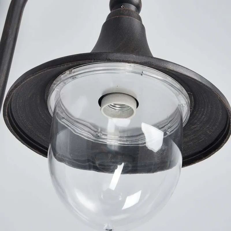B-Ware Lindby Außenwandleuchte Gartenleuchte Daphne LED Lampe dimmbar schwarz IP44