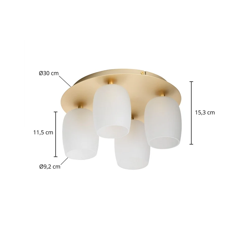 B-Ware Lucande Taylan Deckenleuchte Rondell LED Deckenlampe Leuchte Innenbeleuchtung692