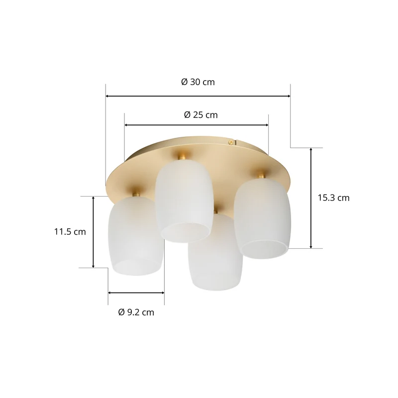 B-Ware Lucande Taylan Deckenleuchte Rondell LED Deckenlampe Leuchte Innenbeleuchtung692