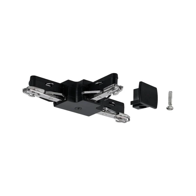 U-Rail Verbinder T-Stück Schwarz-Matt