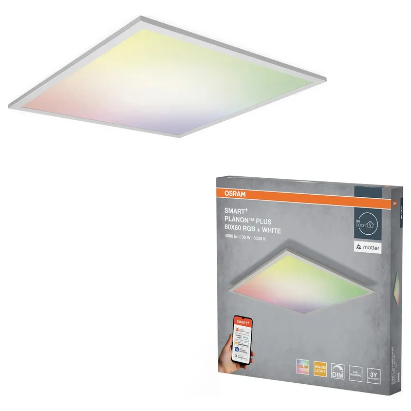 B-Ware OSRAM LED Panel Leuchte Smart+ Panelleuchte RGB Warmweiß Tageslichtweiß Dimmbar