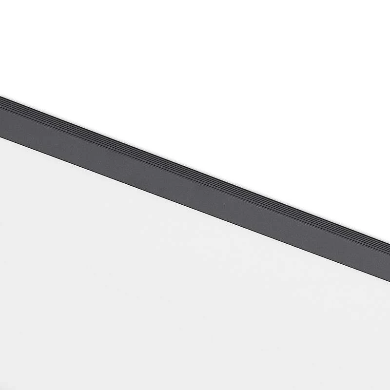 B-Ware Lindby Deckenleuchte Nelios LED Lampe Leuchte dimmbar schwarz 80x30cm 4000K