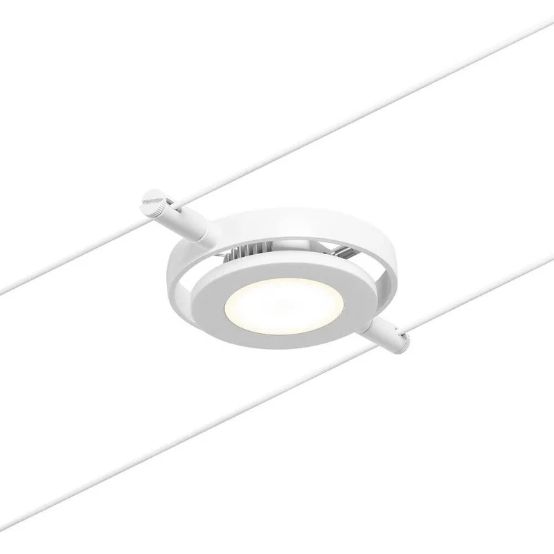 CorDuo LED Seilsystem Round Mac Basis-Set Weiß, Chrom