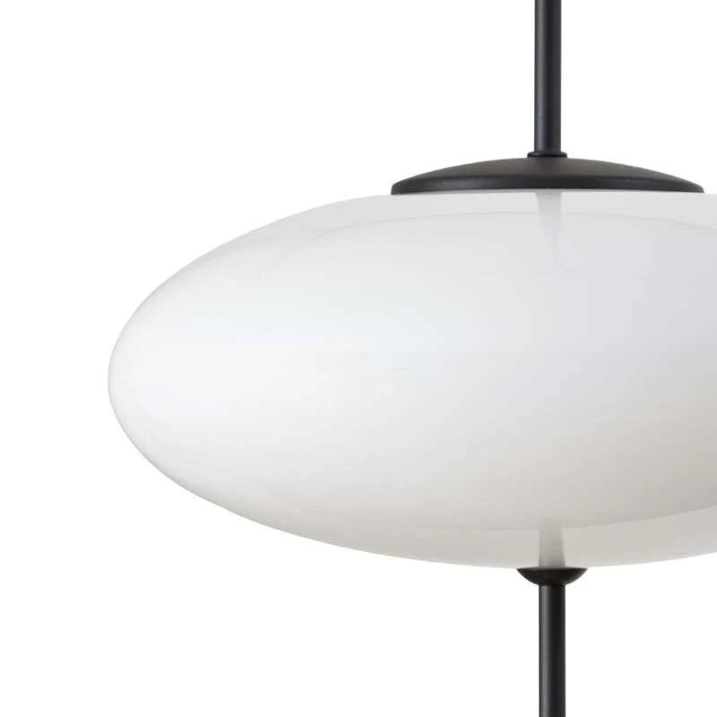 B-Ware Lindby Hängeleuchte Hikari LED Pendelleuchte Lampe dimmbar weiß Ø30cm 12,5cm