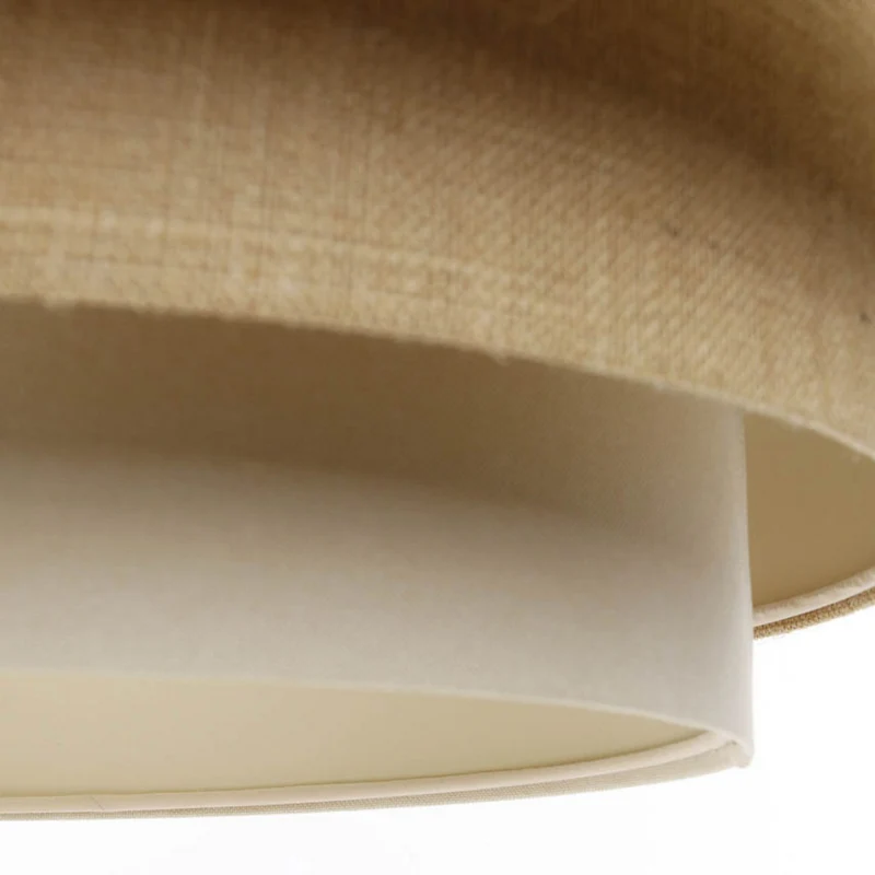 B-Ware Maco Design Hängeleuchte Triniti LED Pendelleuchte dimmbar grün beige Ø60cm