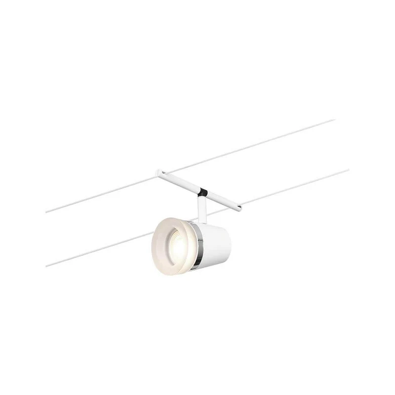 CorDuo Seilsystem Cone Basis-Set Weiß-Matt, Chrom