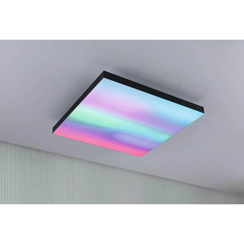 LED Panel Velora Rainbow RGBW Dynamisch Quadratisch Schwarz