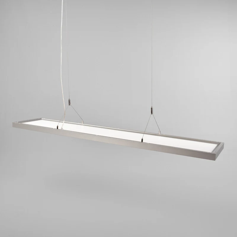 B-Ware Arcchio Pendelleuchte Hängeleuchte LED Dorean Büro silber Metall SIEHE TEXT