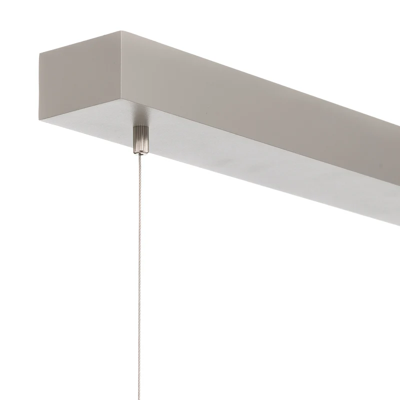 B-Ware Arcchio Pendelleuchte Hängeleuchte LED Dorean Büro silber Metall SIEHE TEXT