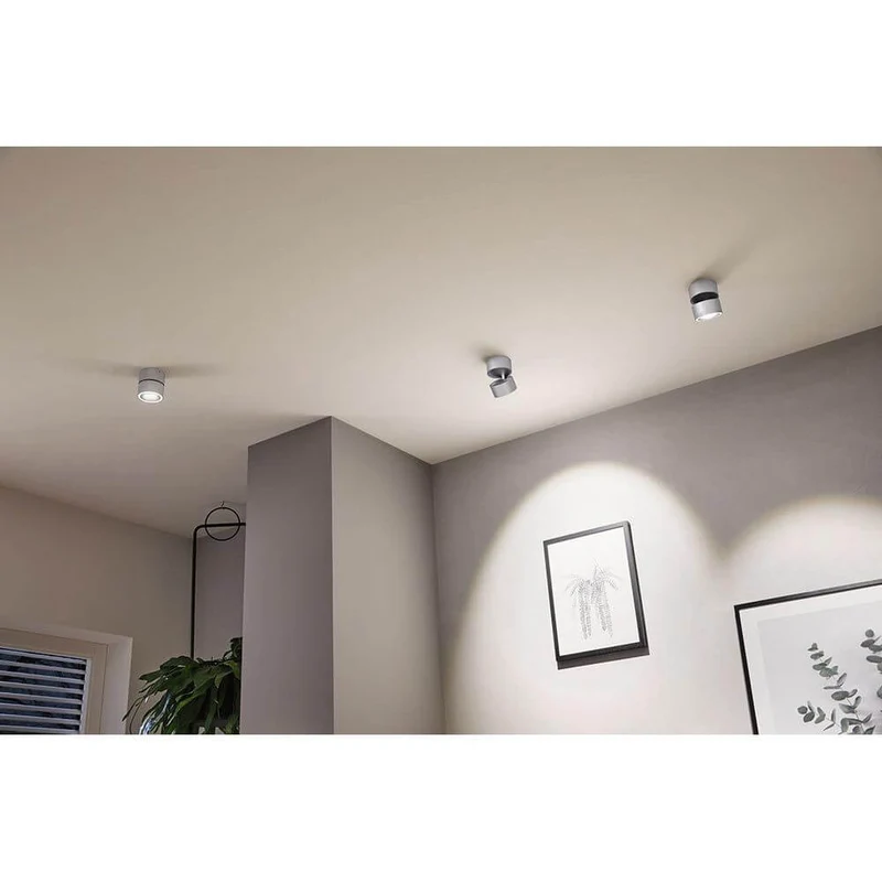 LED Deckenleuchte Spircle 530lm Chrom-Matt