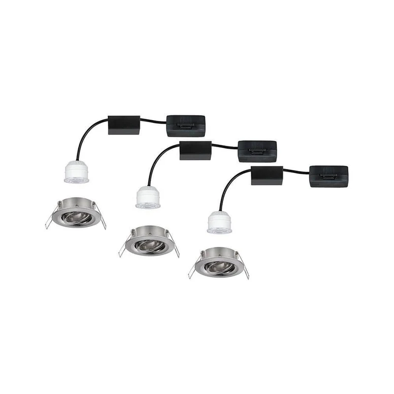 LED Einbauleuchte Nova Mini Basis-Set schwenkbar Rund 66mm