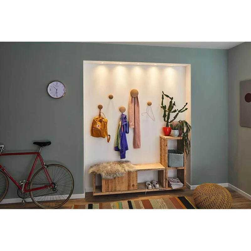 LED Einbauleuchte Nova Mini Basis-Set schwenkbar Rund 66mm Weiß