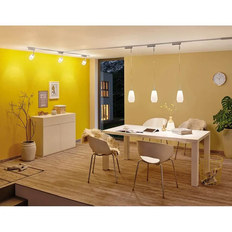 U-Rail Schienenadapter Smart Home Zigbee Chrom-Matt