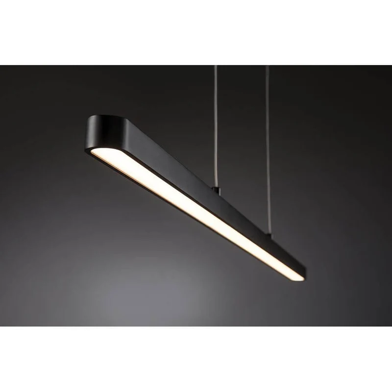 U-Rail LED Pendelleuchte Lento Dimmbar Schwarz-Matt