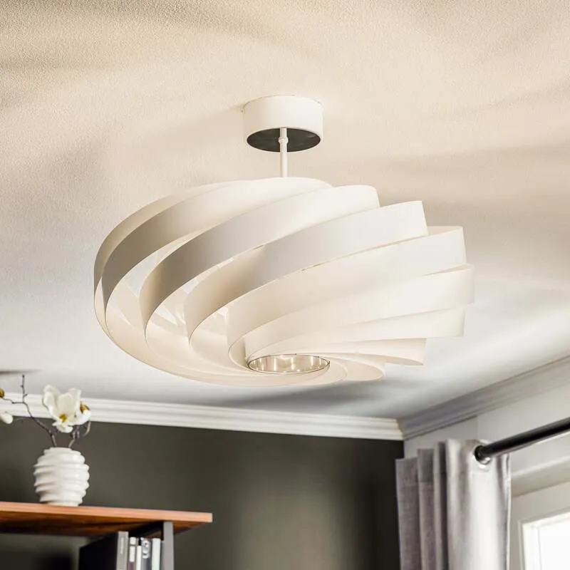 B-Ware Euluna Deckenleuchte Lampe Vento weiß Metall E27 60 cm Beleuchtung SIEHE TEXT