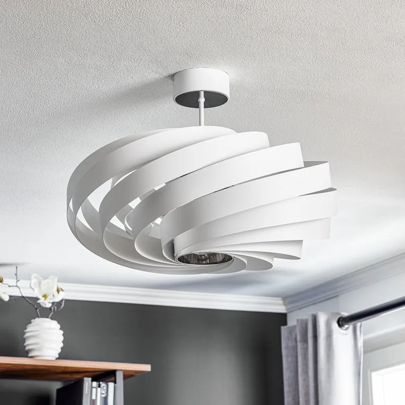 B-Ware Euluna Deckenleuchte Lampe Vento weiß Metall E27 60 cm Beleuchtung SIEHE TEXT