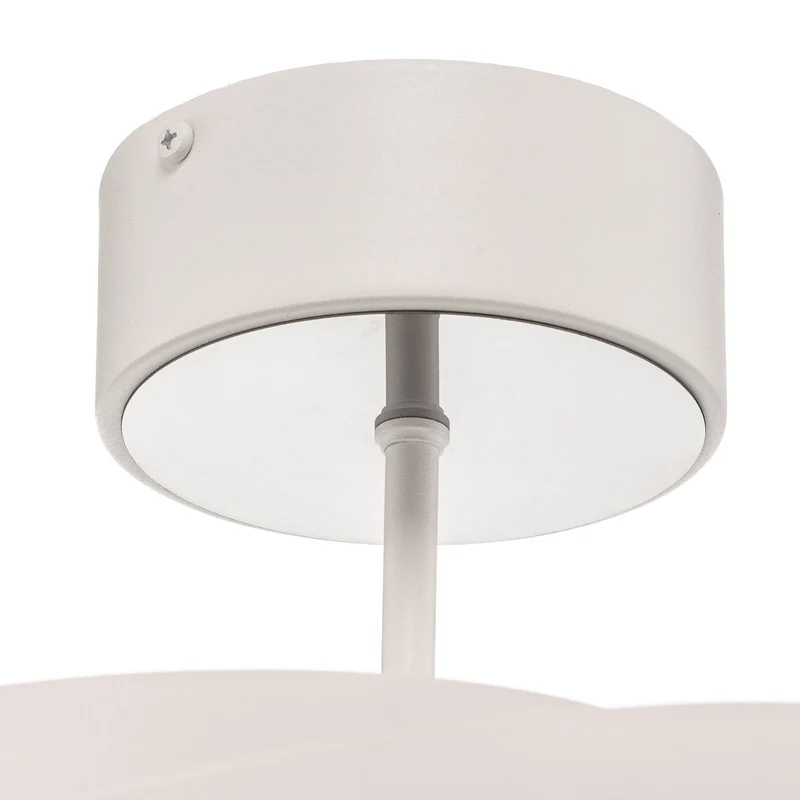 B-Ware Euluna Deckenleuchte Lampe Vento weiß Metall E27 60 cm Beleuchtung SIEHE TEXT