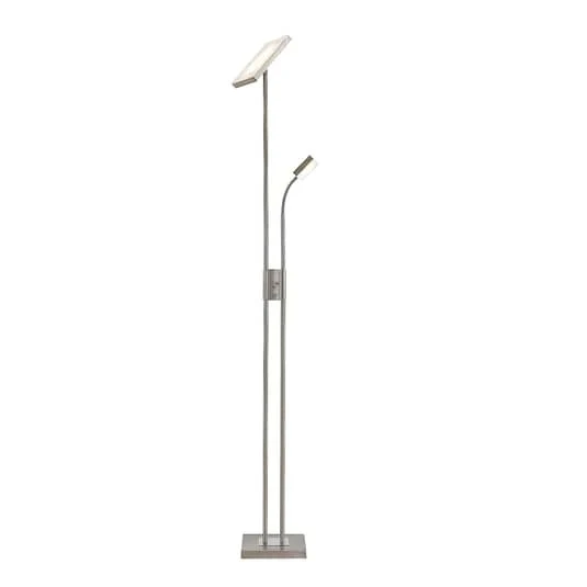 B-Ware Lindby Seppa LED-Stehleuchte Standleuchte Deckenfluter Lampe dimmbar 180cm eckig