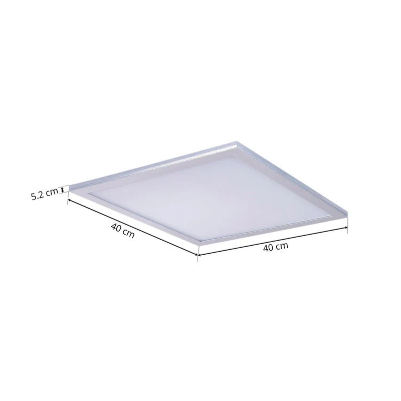 B-Ware Lindby Livel LED-Panel CCT Deckenlampe Deckenleuchte Panel Leuchte Lampe 40x40cm