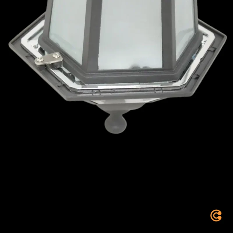 B-Ware Lampenwelt Außenleuchte Wandleuchte Solar LED Kristin Schwarz Garten 40 cm IP44