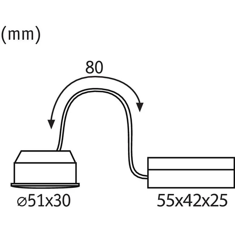 LED Modul Nova Rund 530lm mit 3 Stufen-Dimmer 4000K