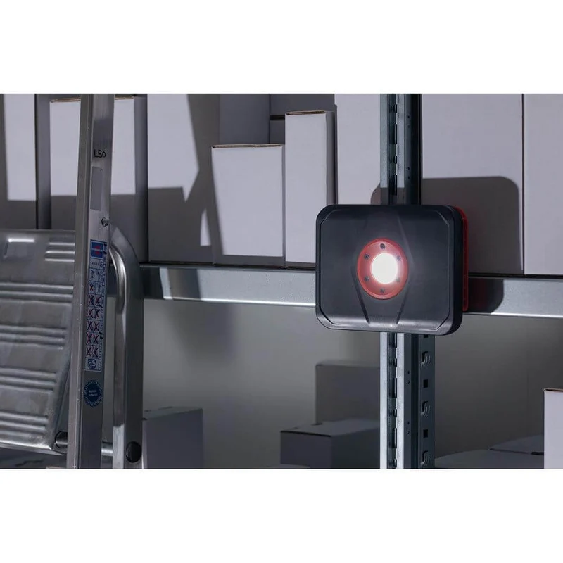 LED Akkuleuchte Worklight USB Schwarz, Rot IP65