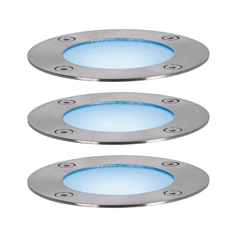 Plug & Shine LED Bodeneinbauleuchten Set Smart Home Zigbee RGBW
