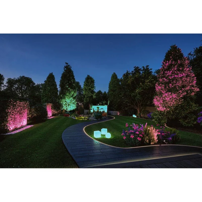 Plug & Shine LED Bodeneinbauleuchten Set Smart Home Zigbee RGBW