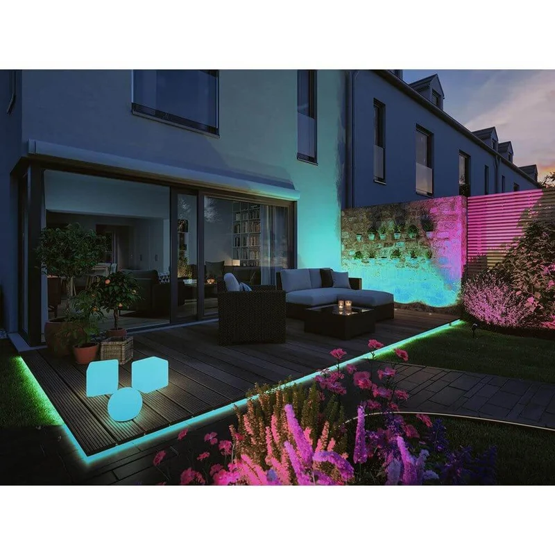 Plug & Shine LED Bodeneinbauleuchten Set Smart Home Zigbee RGBW