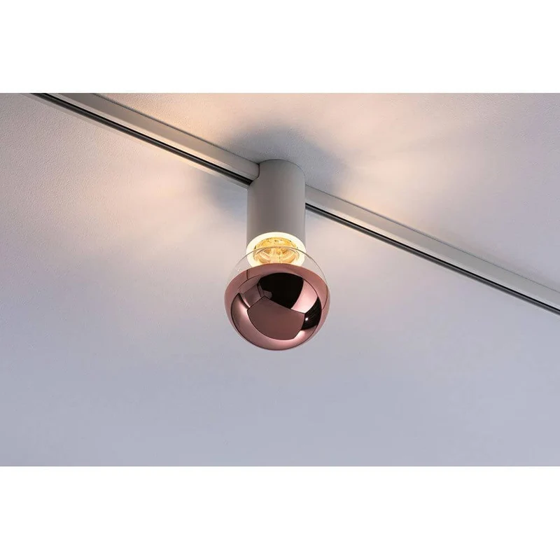 U-Rail Schienenspot Socket Einzelspot Weiß