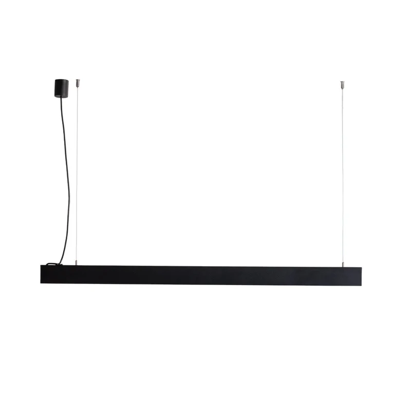 B-Ware Luxe LED Hängeleuchte Pendelleuchte schwarz Metall 1125 cm 4000 K