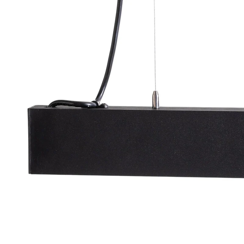 B-Ware Luxe LED Hängeleuchte Pendelleuchte schwarz Metall 1125 cm 4000 K