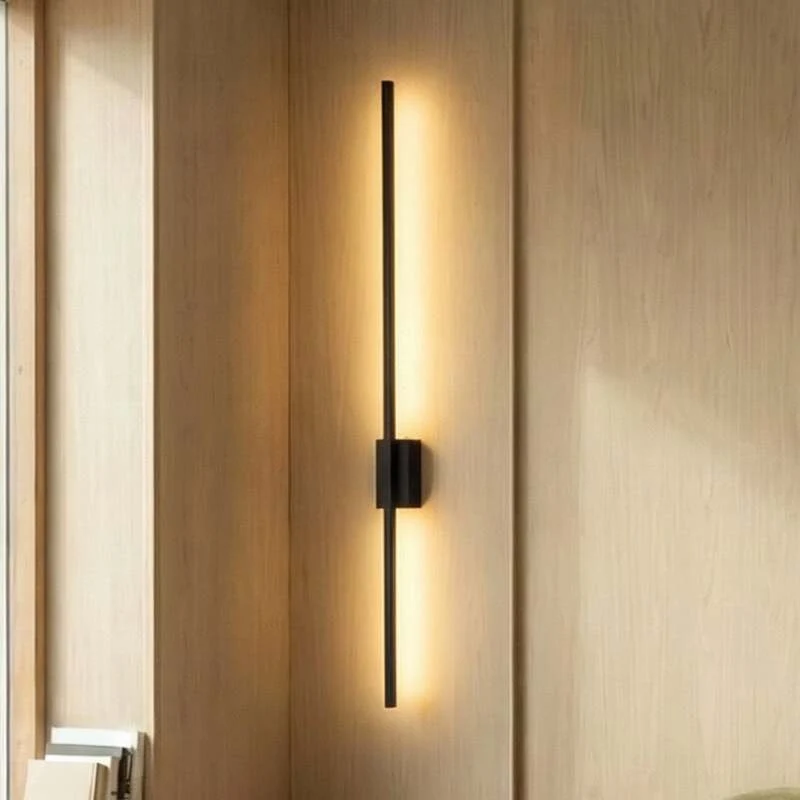 B-Ware Flash Wandleuchte Wandlampe LED Metall schwarz indirekte Beleuchtung rechteckig