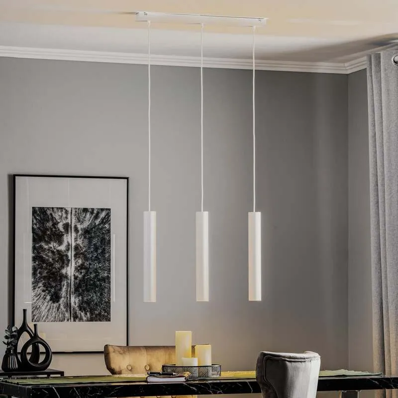 B-Ware Nowodvorski Hängeleuchte Pendelleuchte Eye weiß 3-flammig Balken GU10 LED Lampe
