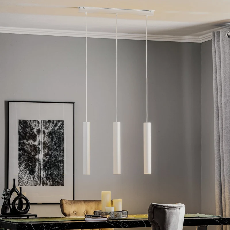 B-Ware Nowodvorski Hängeleuchte Pendelleuchte Eye weiß 3-flammig Balken GU10 LED Lampe