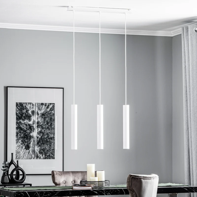 B-Ware Nowodvorski Hängeleuchte Pendelleuchte Eye weiß 3-flammig Balken GU10 LED Lampe