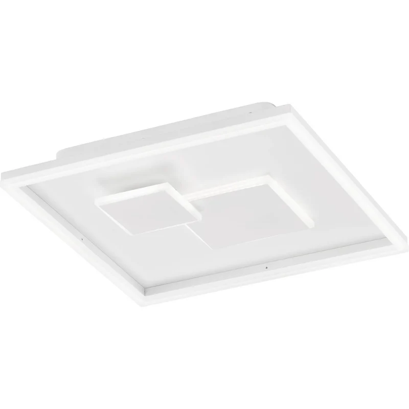 B-Ware WOFI Nadra Deckenlampe Deckenlampe Lampe Leuchte Decke dimmbar weiß 27 W eckig