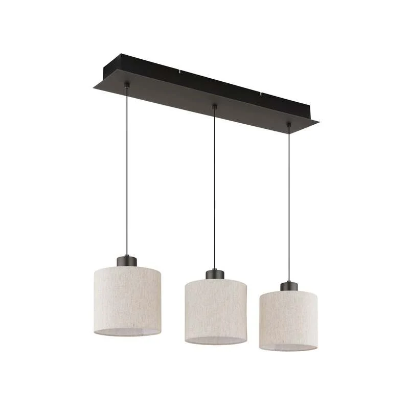 B-Ware Globo Pendelleuchte Hängelampe LED Thea Wohnzimmer creme schwarz matt