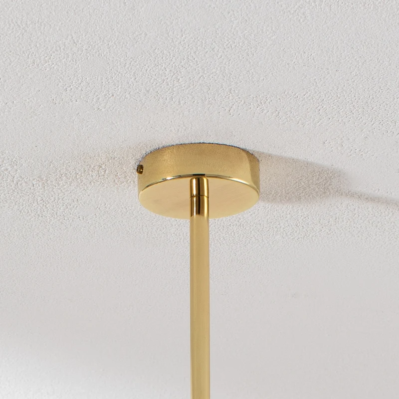 B-Ware Jupiter Hängeleuchte Tiana Pendelleuchte gold Stahl dimmbar LED 6flg SIEHE TEXT