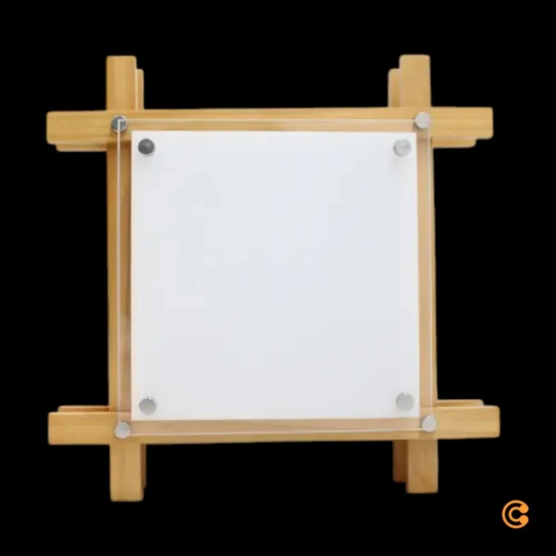 B-Ware Lindby Deckenleuchte Wandleuchte LED Holz dimmbar Beleuchtung Naturholz Weiss