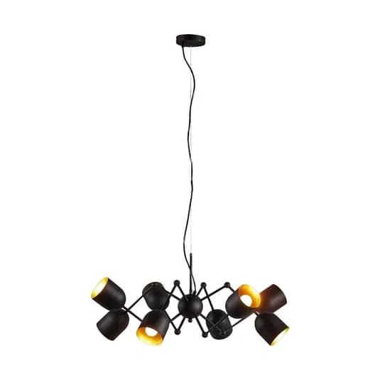 B-Ware Lindby 8-flammige LED-Pendelleuchte Pendelleuchte Lampe Leuchte Morik easyd746