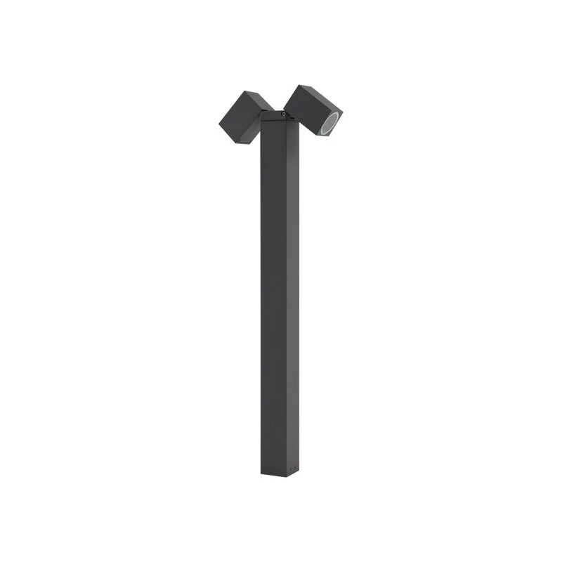 B-Ware Lindby Wegeleuchte Außenlampe Othil anthrazit 2flg 80cm Metall