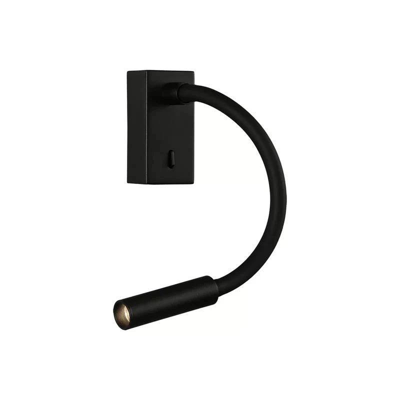 B-Ware ACB ILUMINACIÓN LED-Wand-Leseleuchte Cio Schalter Flexarm 930 schwarz SIEHE TEXT