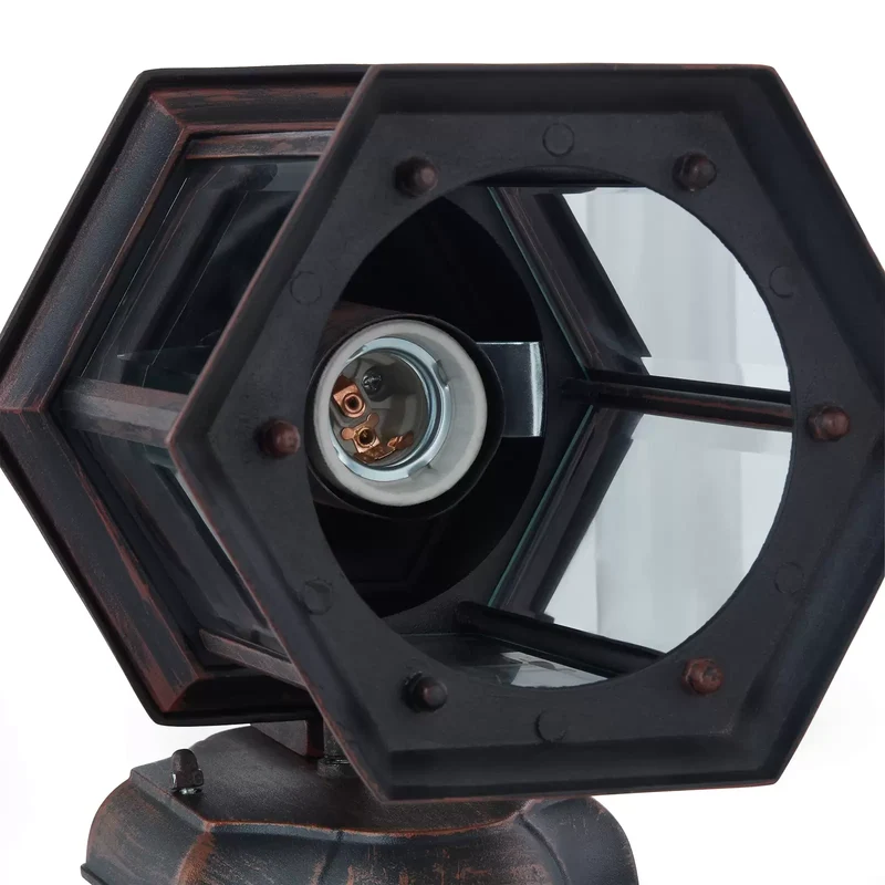 2x B-Ware Lindby Daaje Außenwandlampe Laterne Aluminium Wandleuchte Gartenlampe 2 STÜCK776