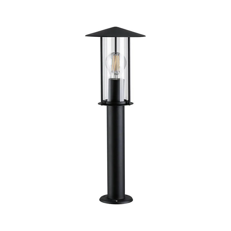 Pollerleuchte Classic Dunkelgrau Metall Glas