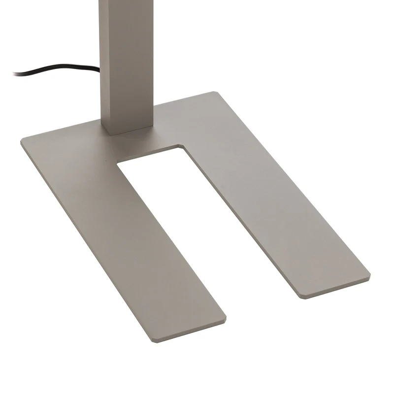 B-Ware Prios LED-Stehleuchte Standlampe Taronis 195 cm Touchdimmer Universalweiß Silber
